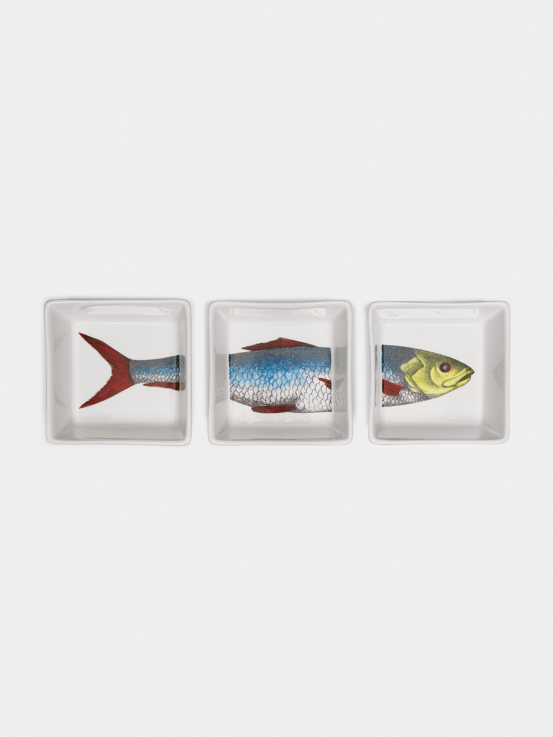 Fornasetti - Pesci Porcelain Appetizer Set -  - ABASK - 