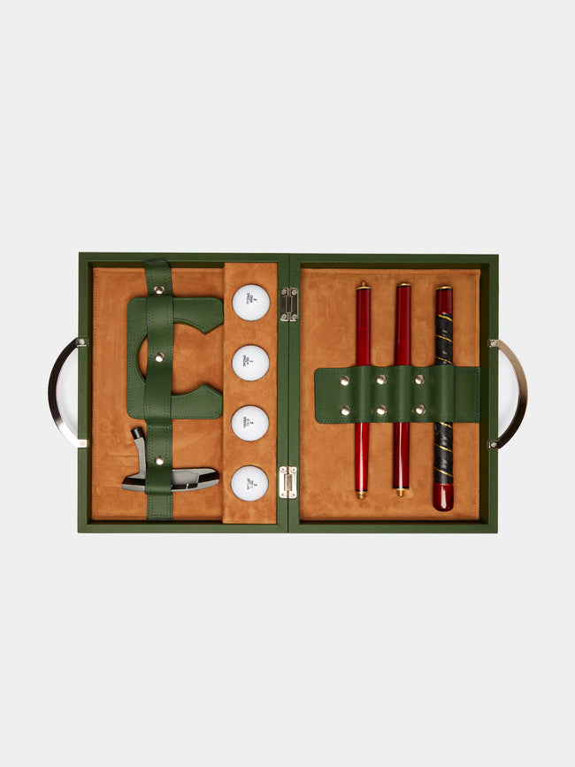 Renzo Romagnoli - Leather Travel Golf Set -  - ABASK - 