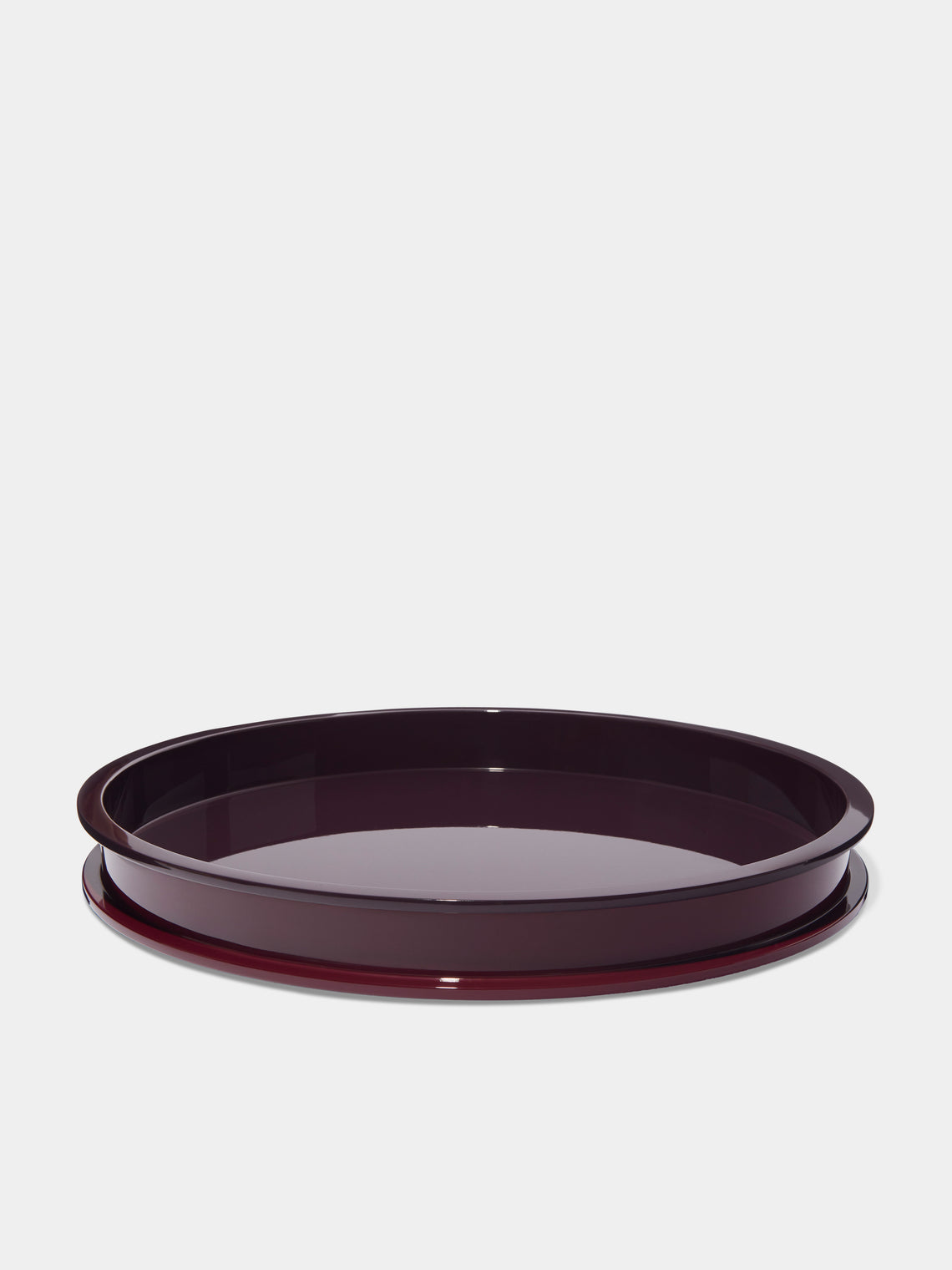 The Lacquer Company - Lacquered Large Circular Tray -  - ABASK