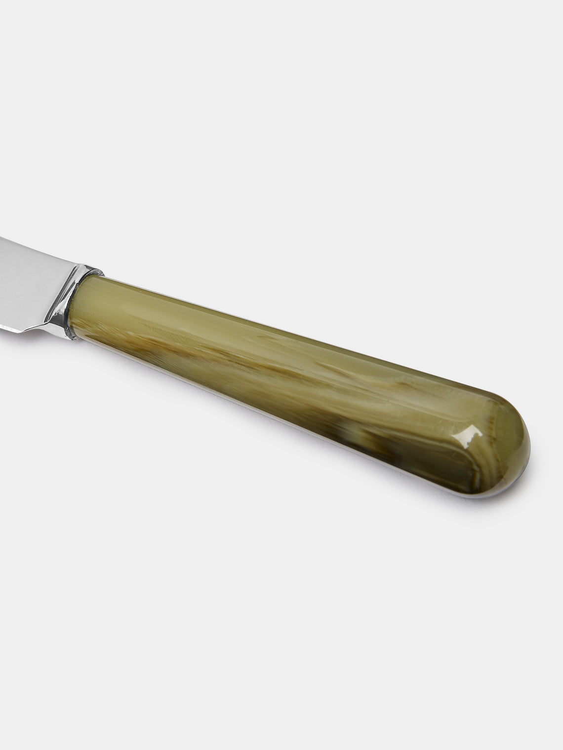 Alain Saint-Joanis - Marbled Resin Butter Spreader -  - ABASK