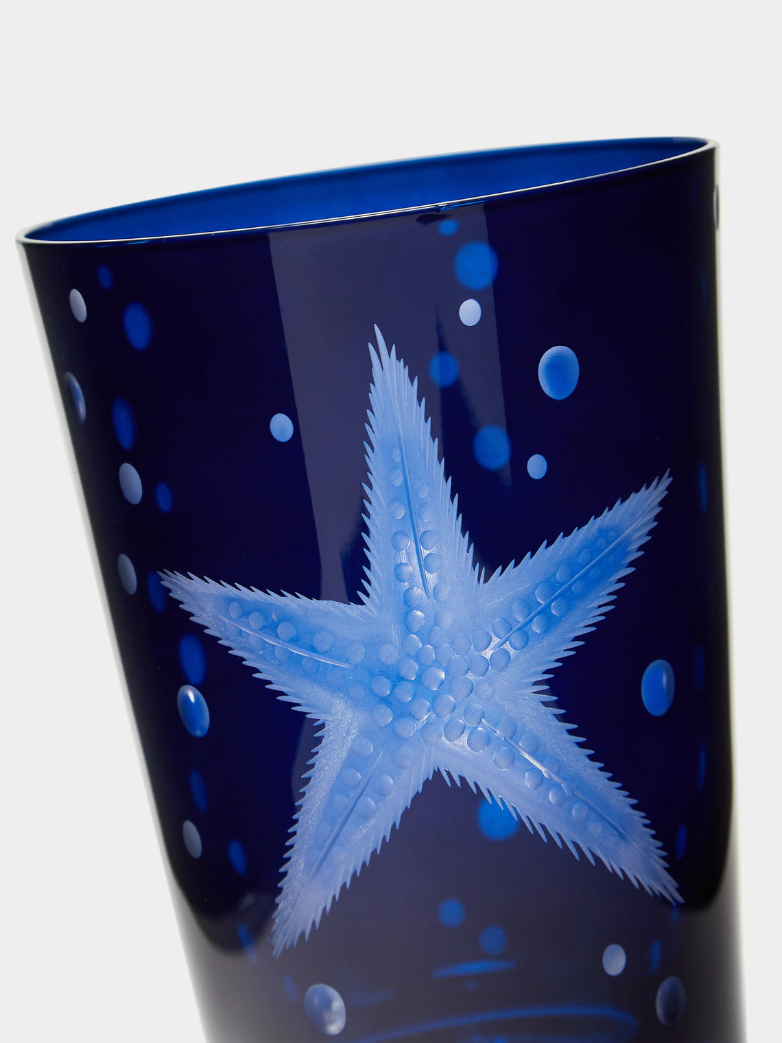 Artel - Sea Life Hand-Engraved Crystal Tumblers (Set of 6) -  - ABASK