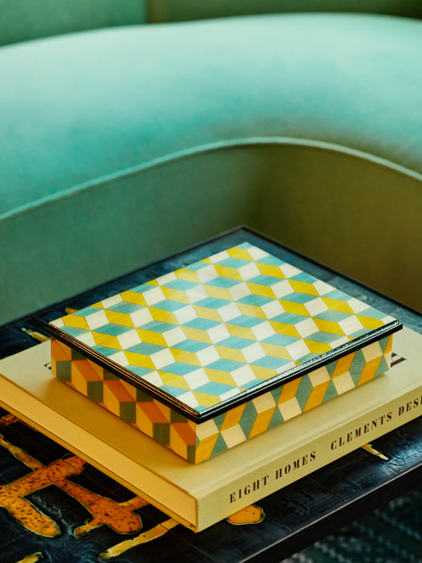 Biagio Barile - Geometric Wood Inlay Box -  - ABASK