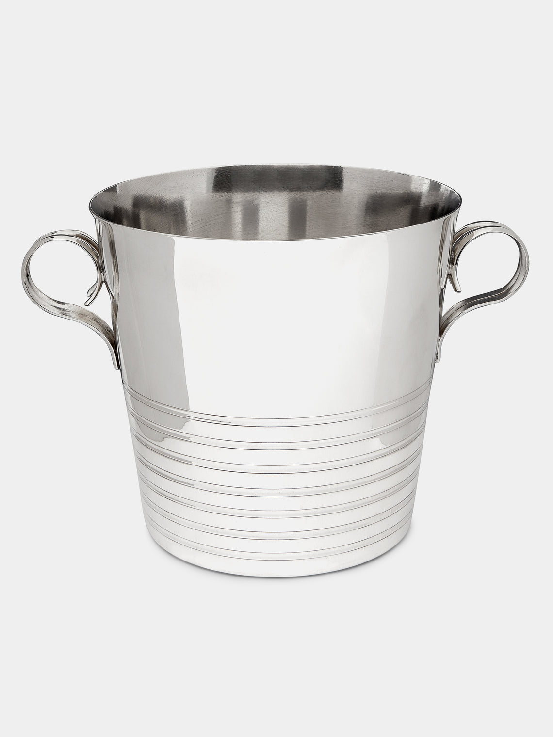Antique and Vintage - Mid-Century Silver Plated Cooler - Silver - ABASK - 