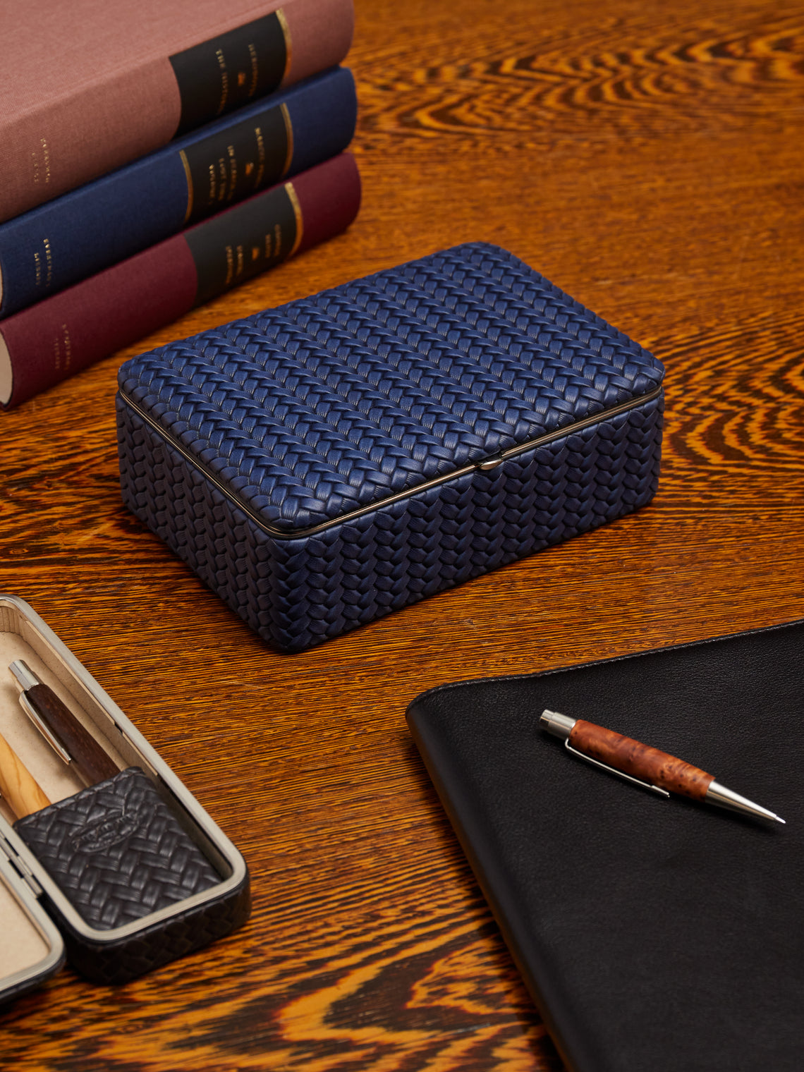 F. Hammann - Leather Large Utensils Box -  - ABASK