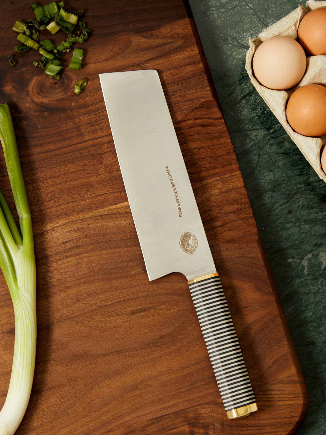 Florentine Kitchen Knives - Kedma Nakiri Knife -  - ABASK