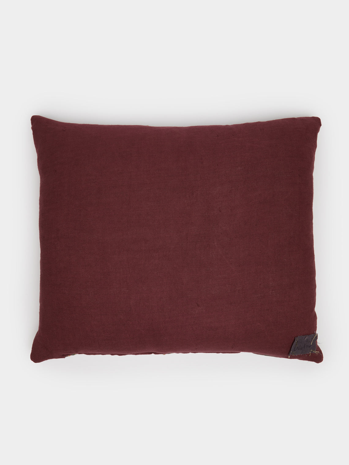 By Walid - 1920s French Needlepoint Linen Cushion -  - ABASK