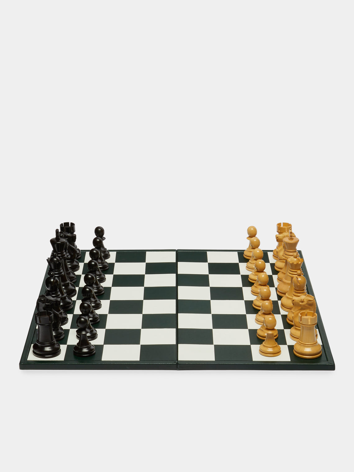 Asprey - Hanover Saddle Hide Chess Set -  - ABASK - 