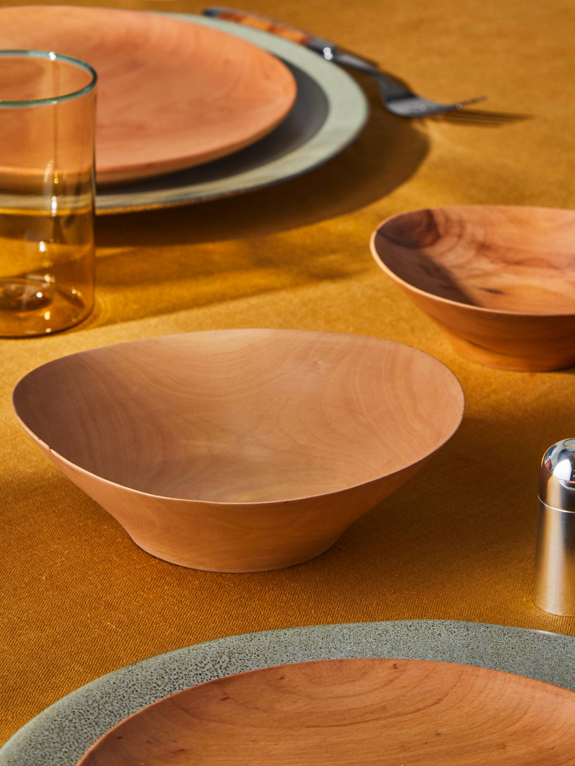 Antonis Cardew - Hand-Turned Pear Wood Medium Bowl -  - ABASK