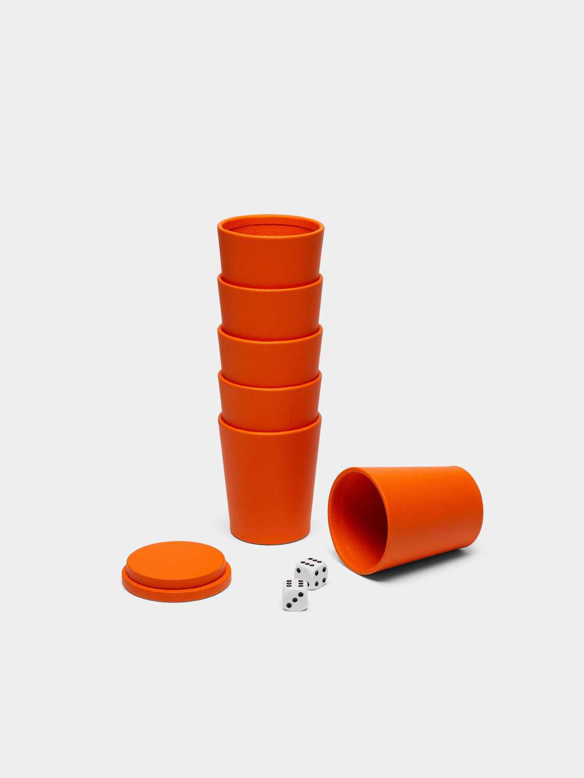William & Son - Leather Liar Dice Set -  - ABASK - 