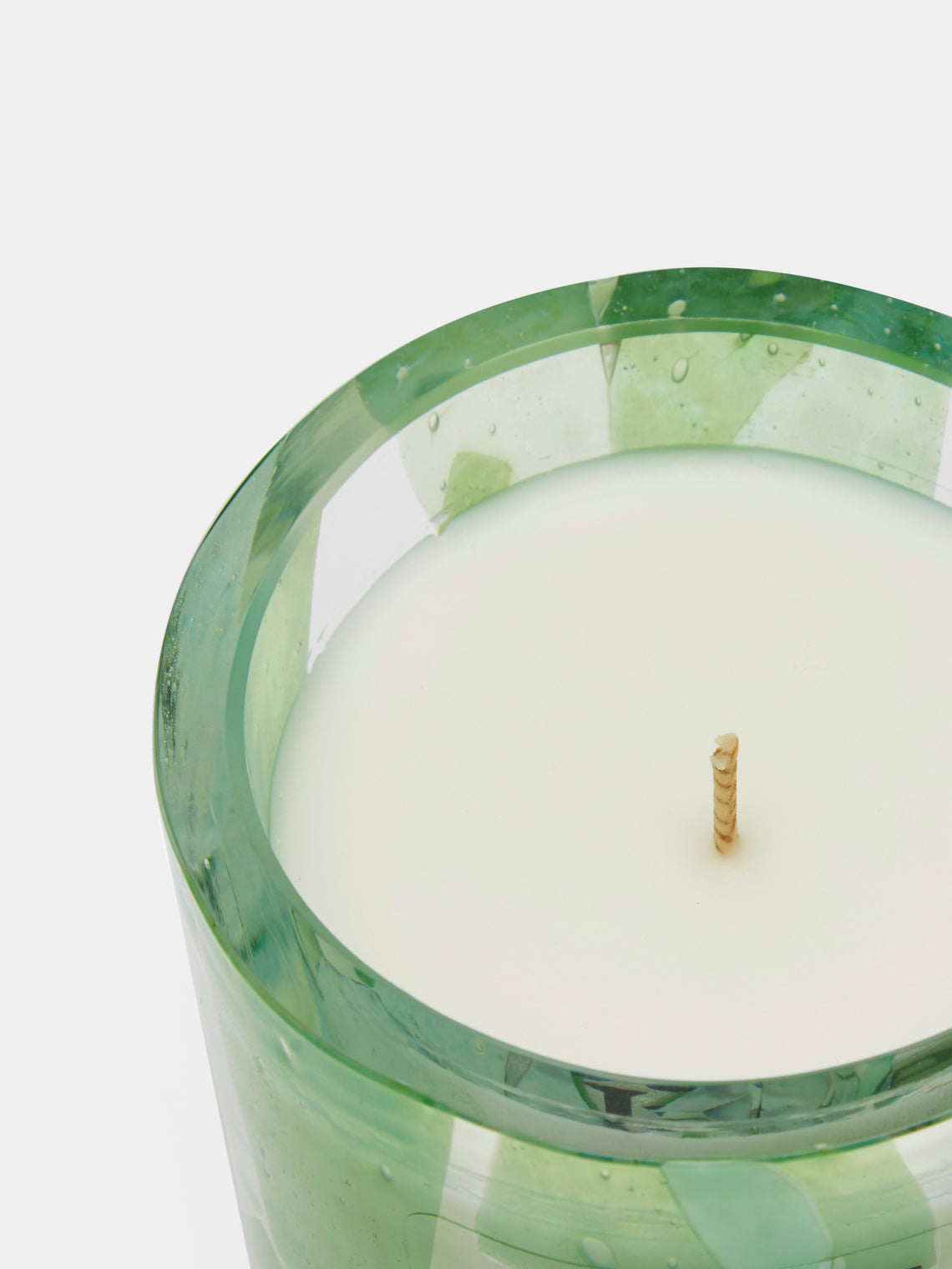 Stories of Italy - Jade Hand-Blown Murano Glass Scented Candle -  - ABASK