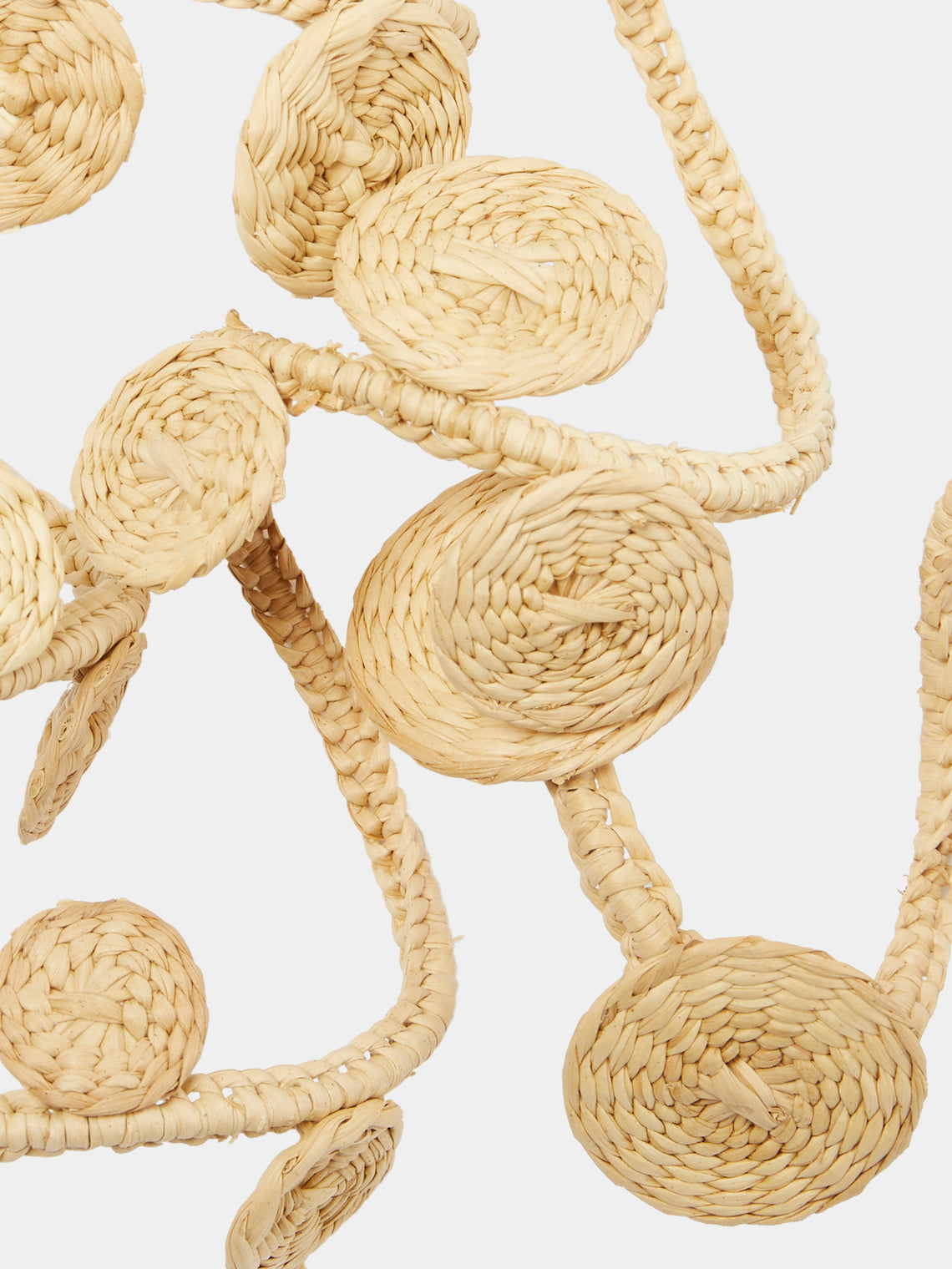 Artesanías del Atlántico - Ginger Handwoven Palm Napkin Rings (Set of 4) -  - ABASK