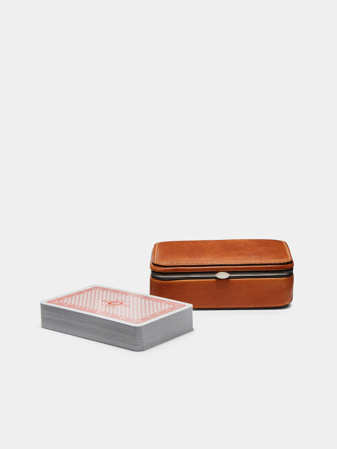 F. Hammann - Leather Playing Cards Set -  - ABASK
