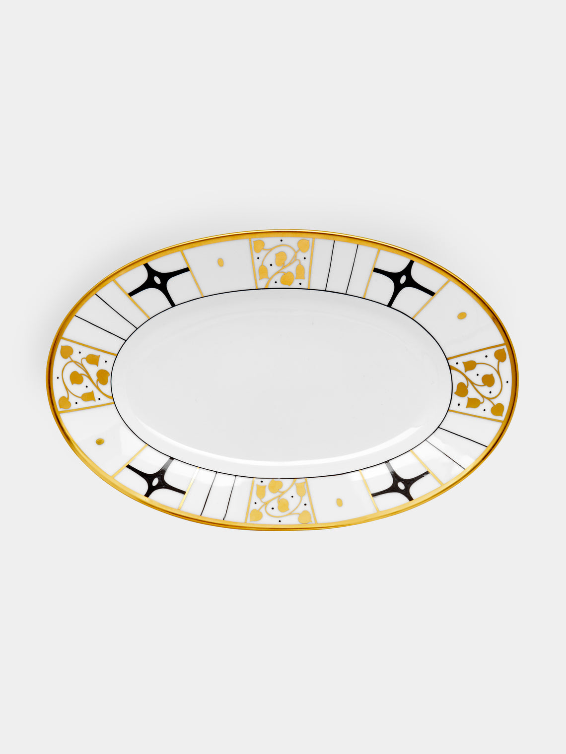 Augarten - Déco Vienne Hand-Painted Porcelain Serving Platter -  - ABASK