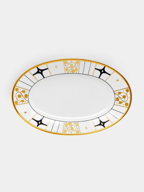 Augarten - Déco Vienne Hand-Painted Porcelain Serving Platter -  - ABASK