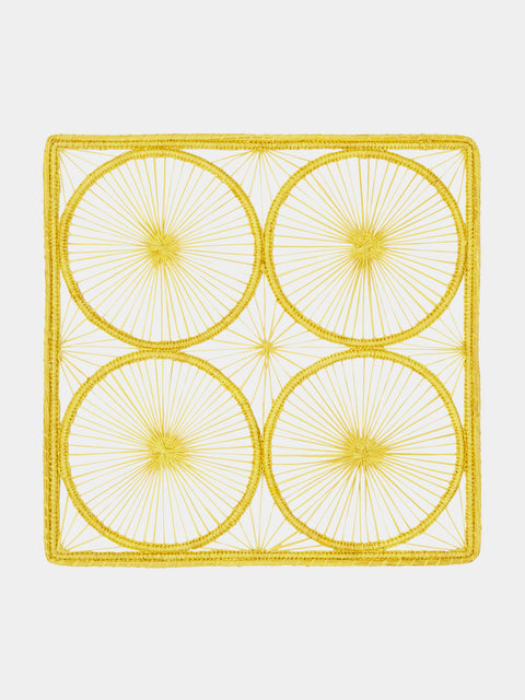 Artesanías del Atlántico - Spider Circles Handwoven Palm Placemats (Set of 4) -  - ABASK - 