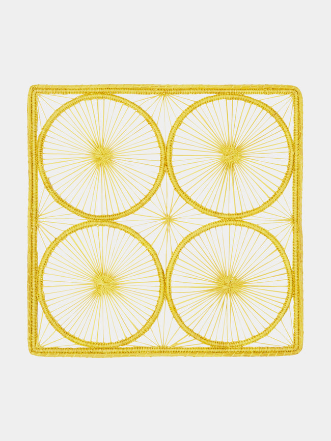 Artesanías del Atlántico - Spider Circles Handwoven Palm Placemats (Set of 4) -  - ABASK - 