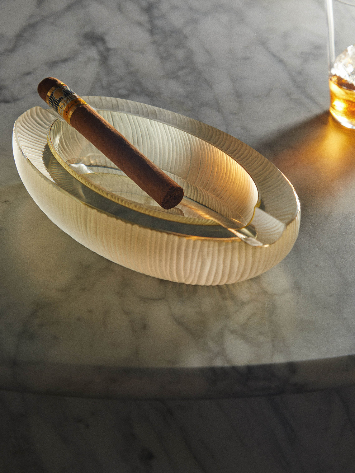 Yali Glass - Casa Hand-Blown Murano Glass Cigar Ashtray -  - ABASK