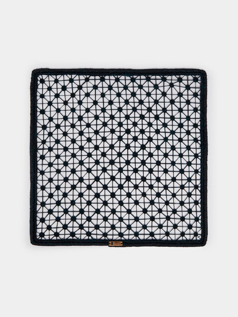 Artesanías del Atlántico - Nudilio Flower Handwoven Palm Placemats (Set of 4) -  - ABASK - 