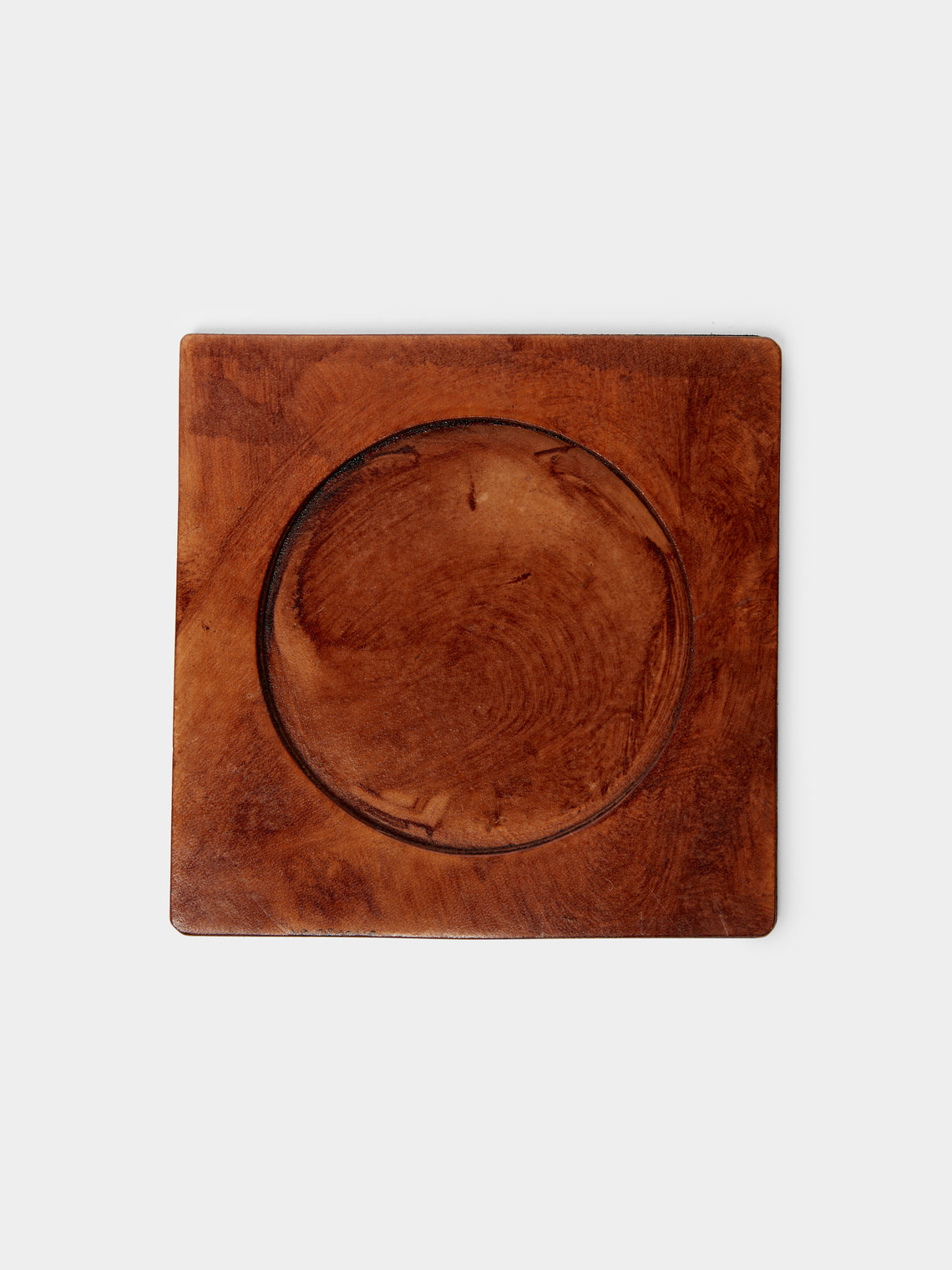 Peter Speliopoulos Projects - Hand-Stained Leather Coasters (Set of 6) -  - ABASK