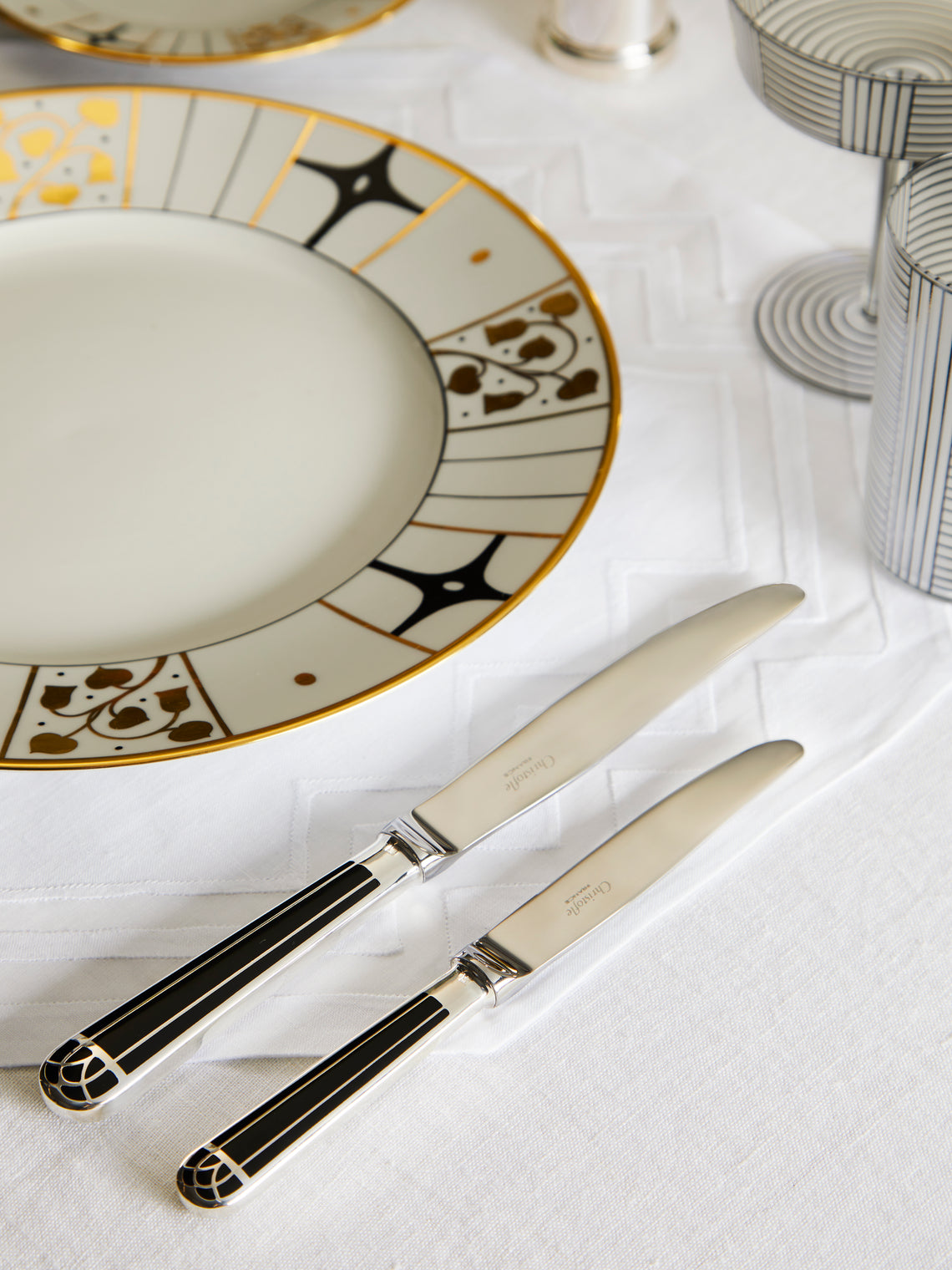 Christofle - Talisman Silver-Plated Dinner Knife -  - ABASK
