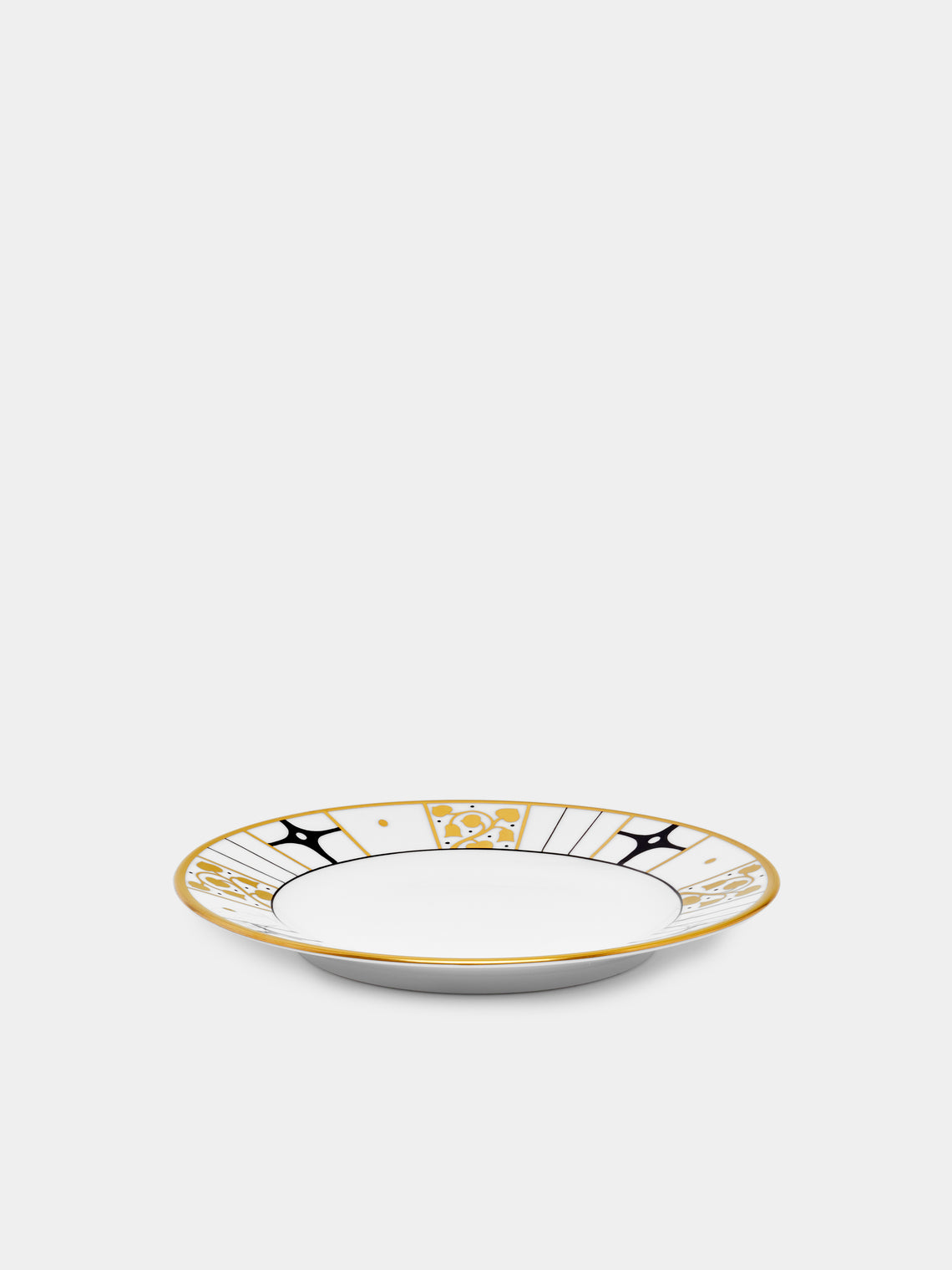 Augarten - Déco Vienne Hand-Painted Porcelain Dessert Plate - ABASK