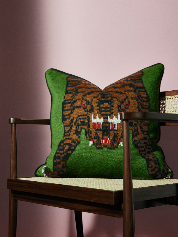 Saved NY - Tiger Cashmere Pillow -  - ABASK