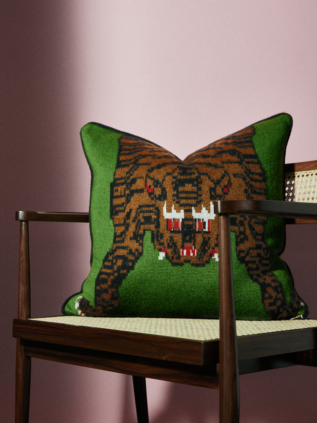 Saved NY - Tiger Cashmere Pillow -  - ABASK