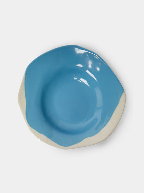 Pottery & Poetry - Hand-Glazed Porcelain Pasta Plates (Set of 4) -  - ABASK - 