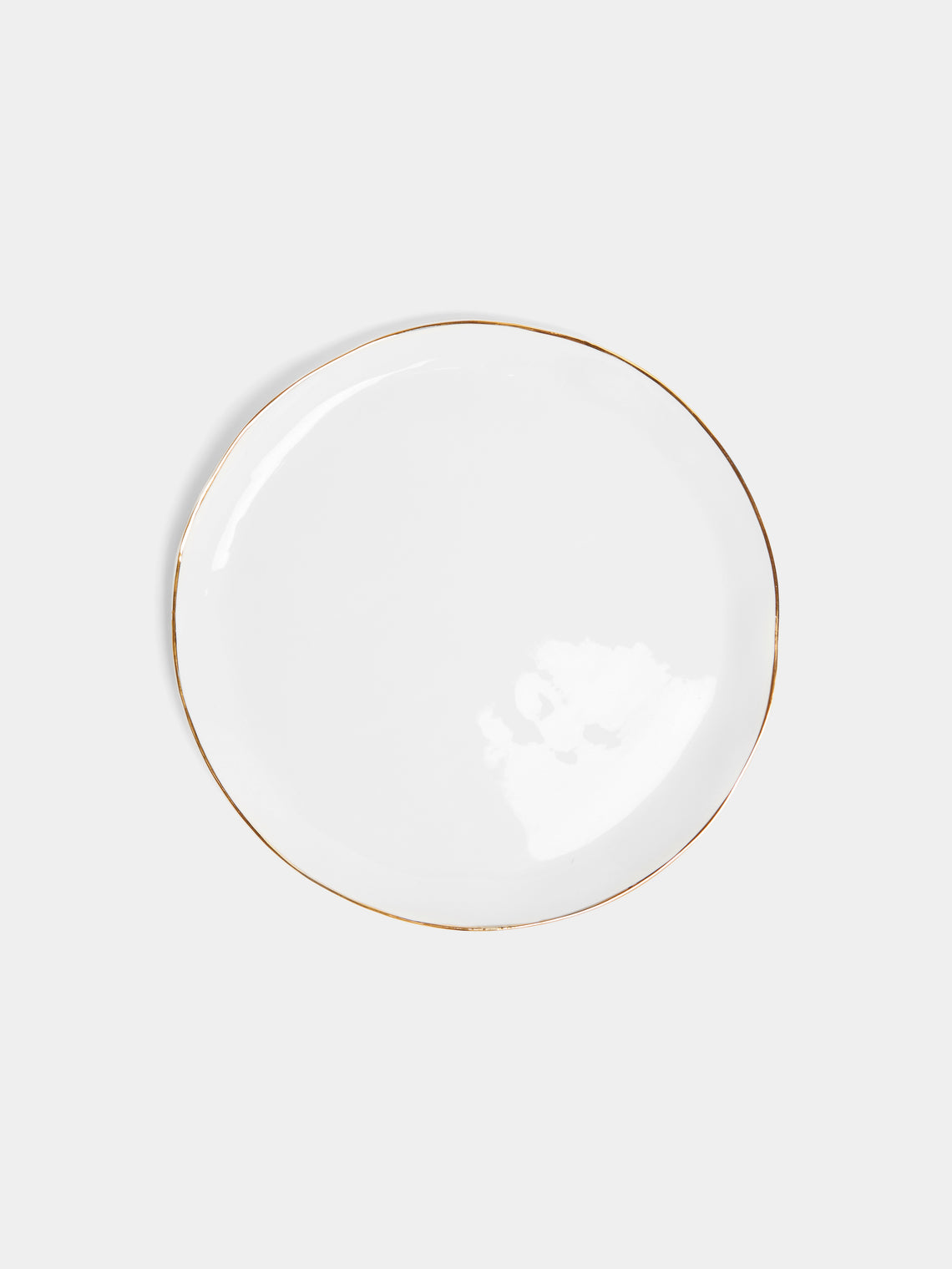 Feldspar - Hand-Painted 24ct Gold and Bone China Side Plates (Set of 4) -  - ABASK - 