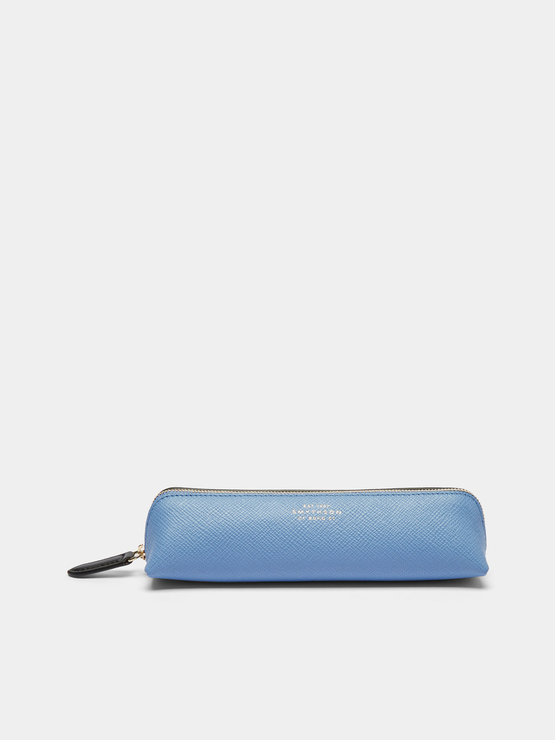 Smythson - Panama Leather Pencil Case - Light Blue - ABASK - 