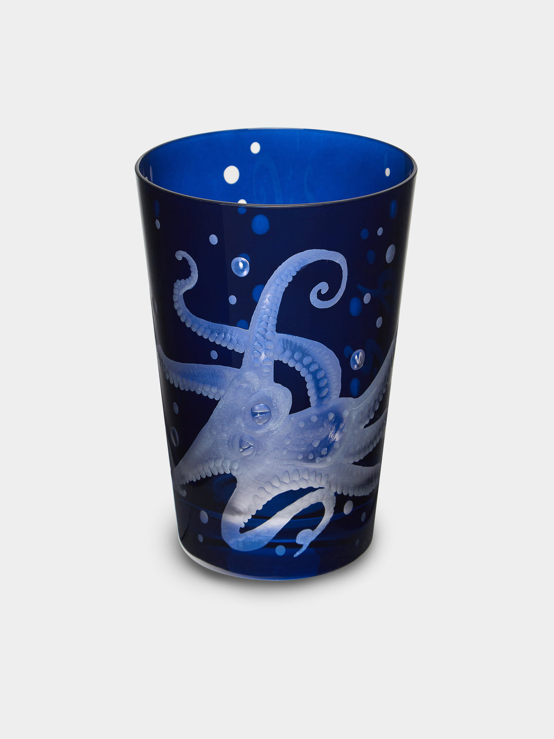 Artel - Sea Life Hand-Engraved Crystal Tumblers (Set of 6) -  - ABASK