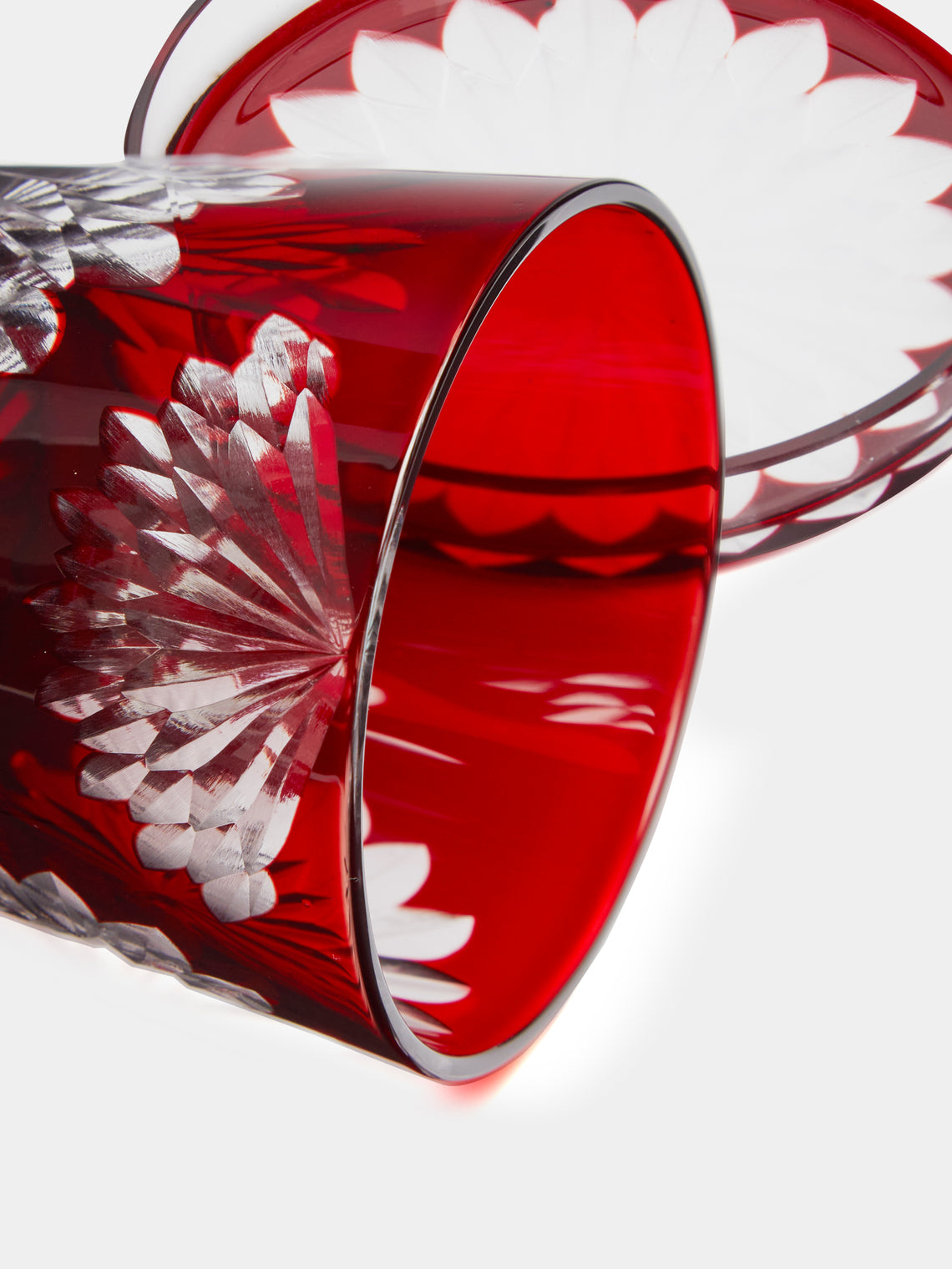 Hirota Glass - Edo Kiroko Hand-Cut Lidded Glass -  - ABASK