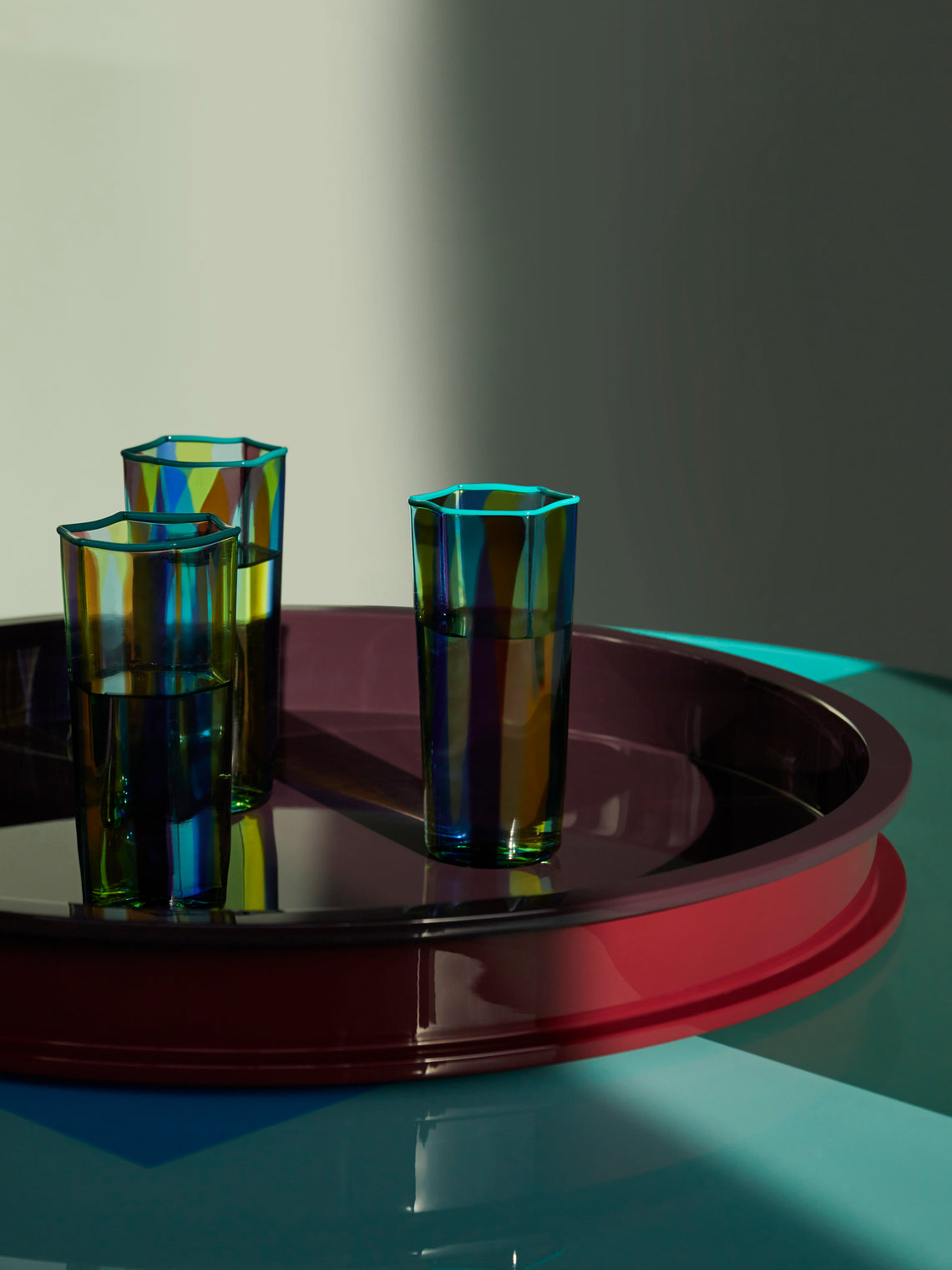 The Lacquer Company - Lacquered Large Circular Tray -  - ABASK