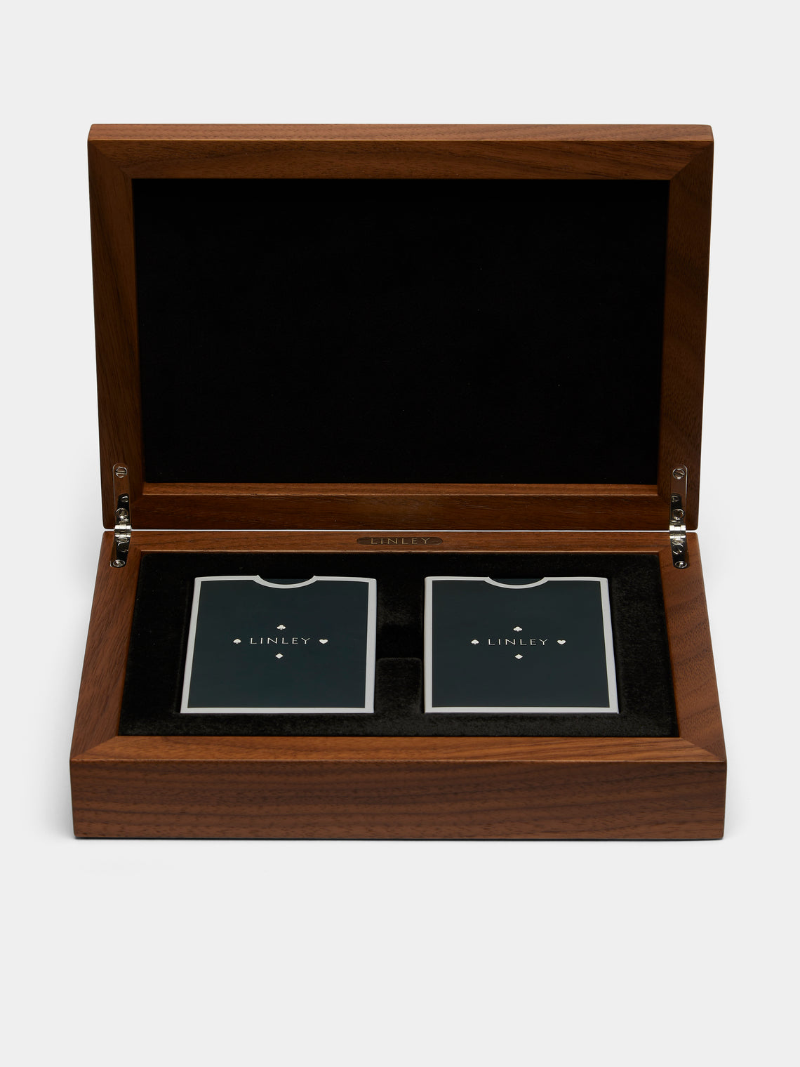 Linley - Marquetry Wood Playing Cards Set -  - ABASK
