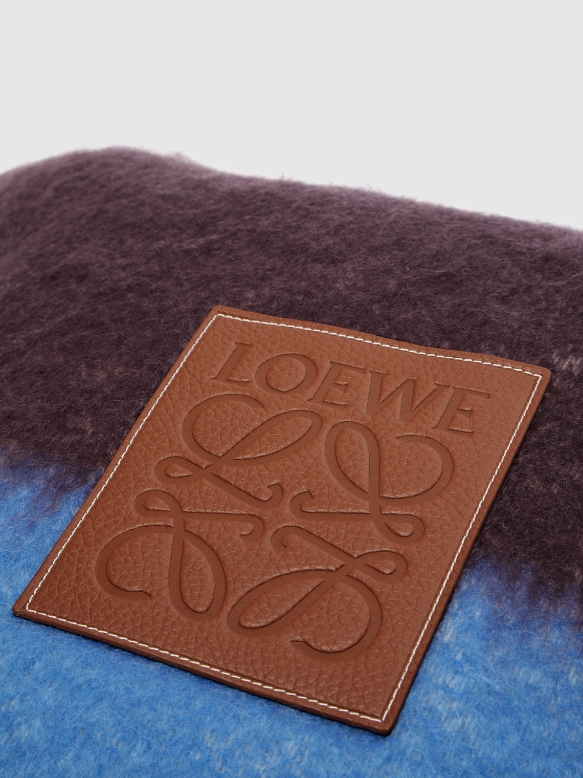 Loewe Home - Mohair Striped Cushion -  - ABASK