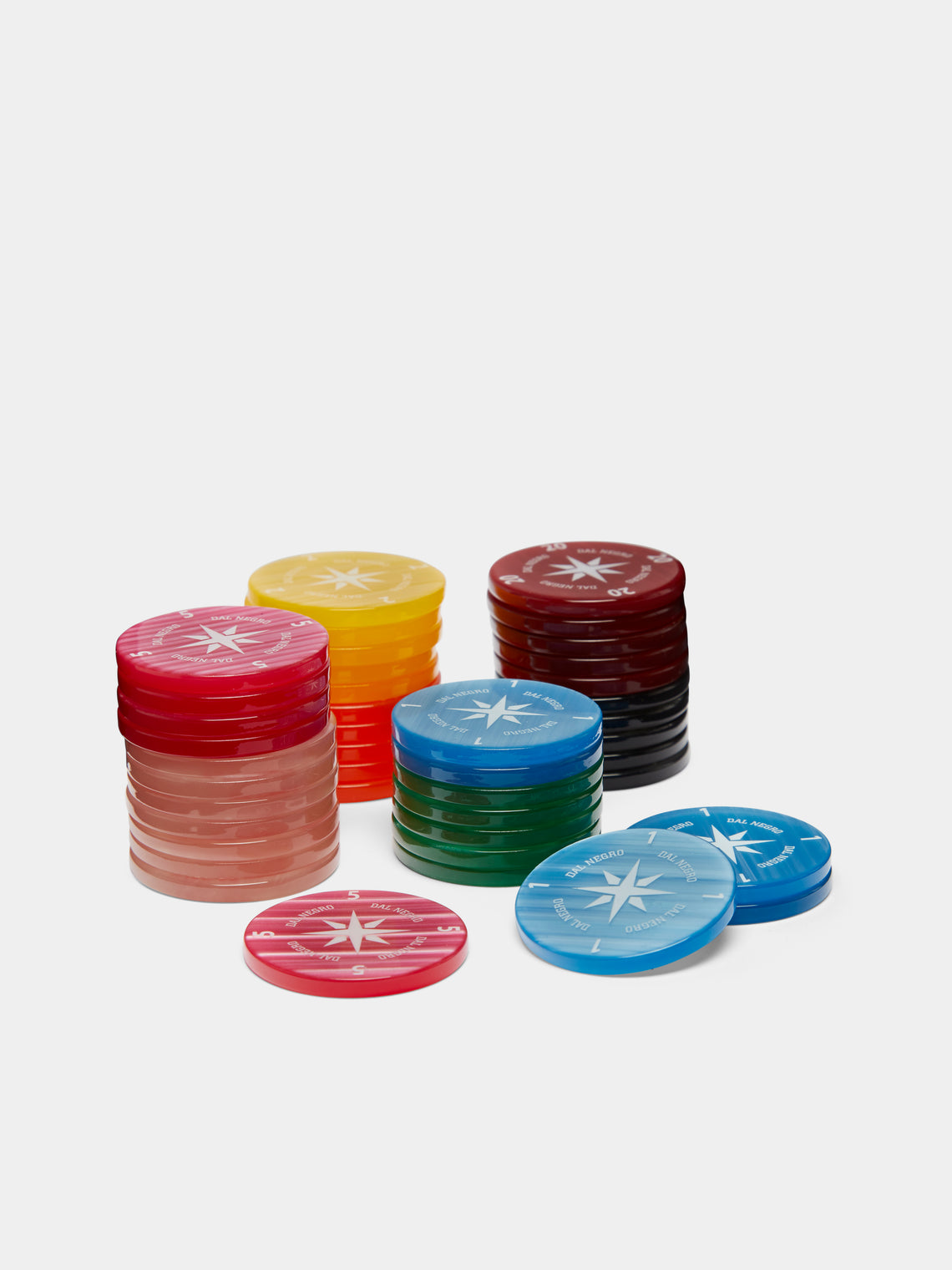 Dal Negro - Walnut Poker Set -  - ABASK