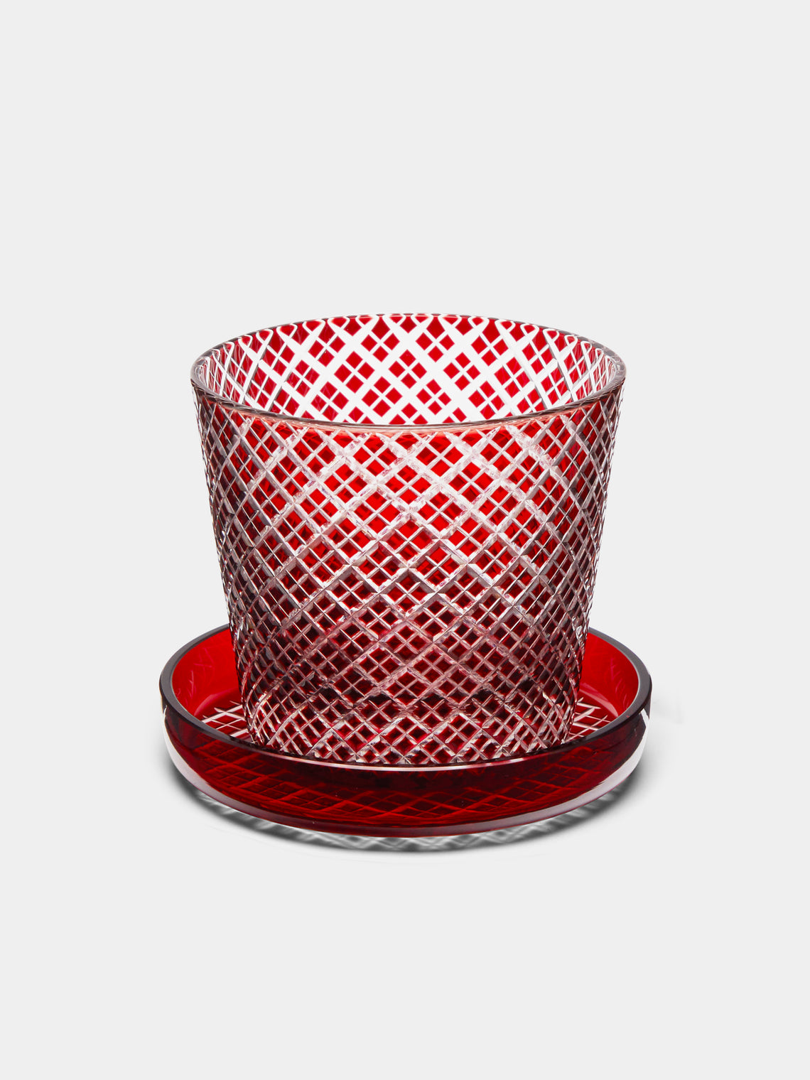 Hirota Glass - Edo Kiroko Hand-Cut Lidded Glass -  - ABASK