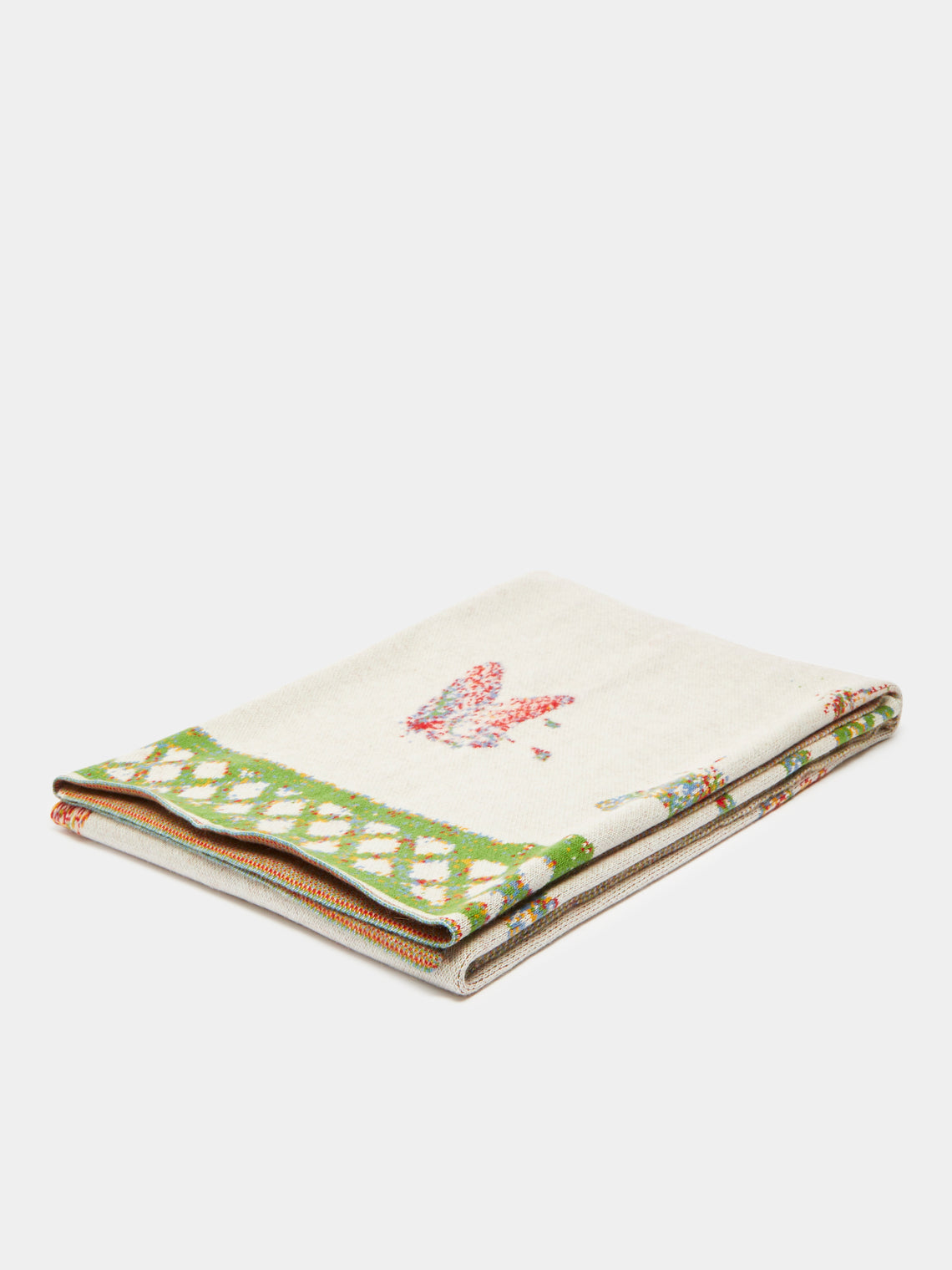 Saved NY - Butterfly Trellis Cashmere Blanket - Multiple - ABASK