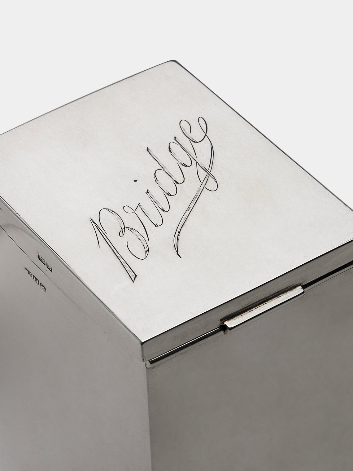 Antique and Vintage - 1950s Sterling Silver Bridge Box -  - ABASK