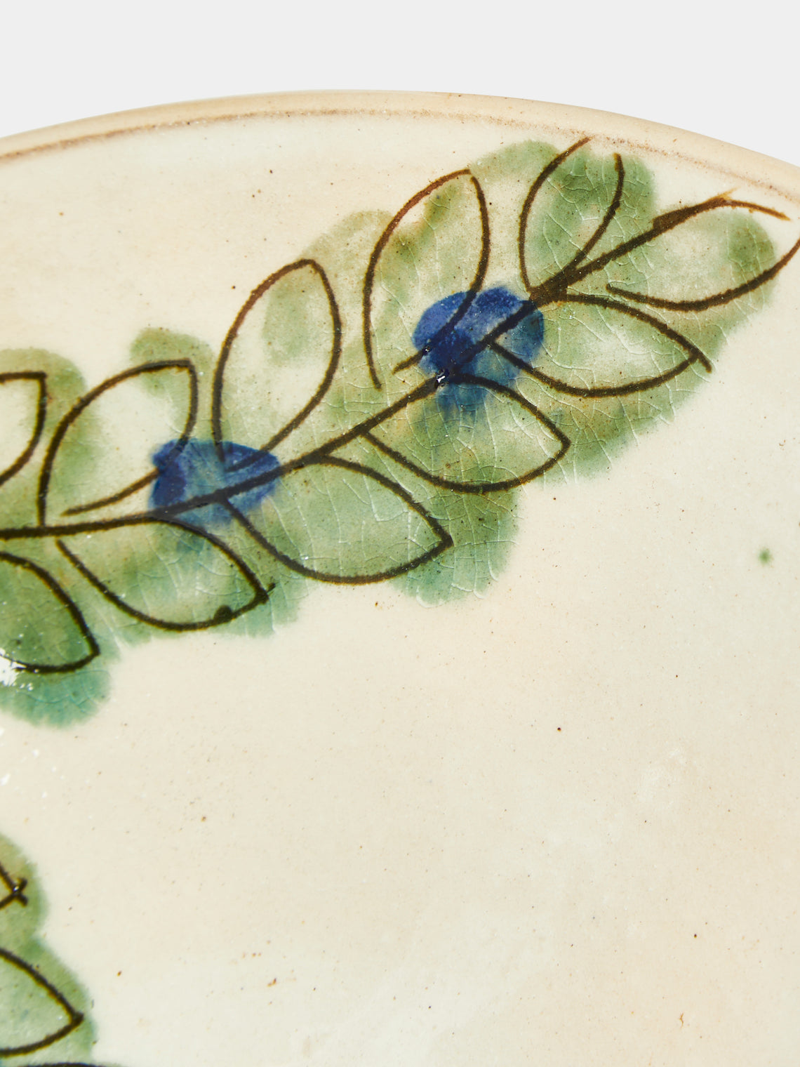 Anut Cairo - Leaves Hand-Painted Ceramic Bowls (Set of 4) -  - ABASK