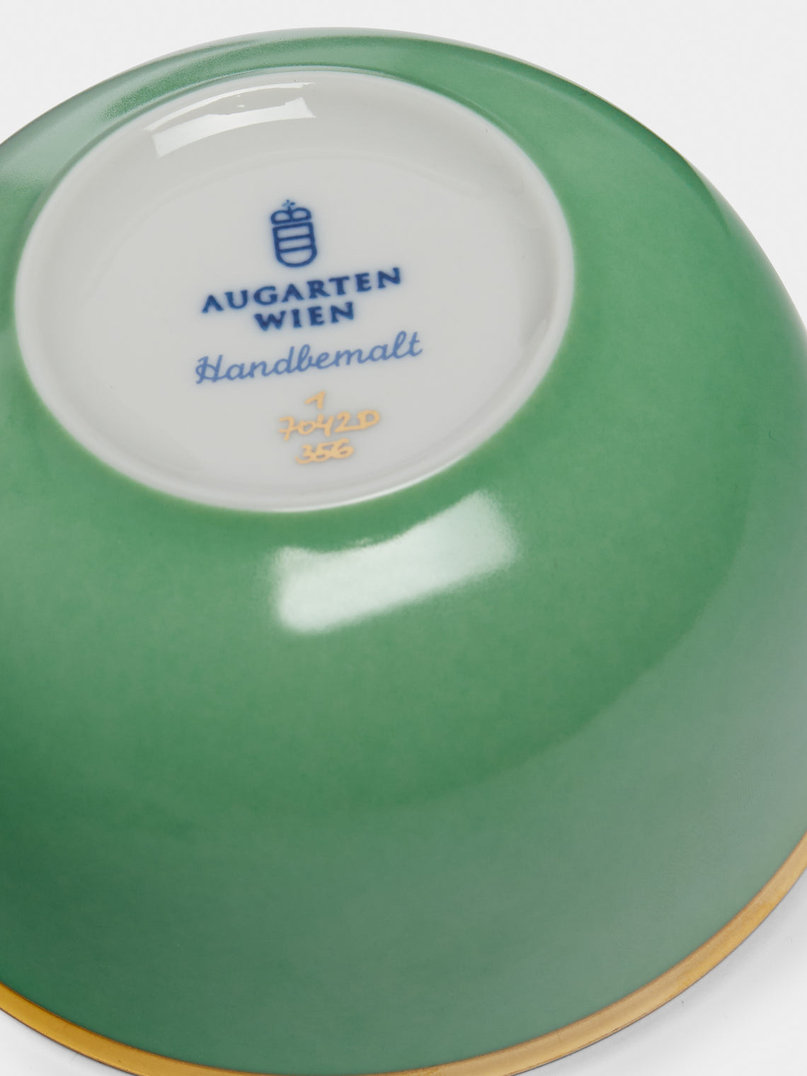 Augarten - Hand-Painted Porcelain Champagne Coupe -  - ABASK