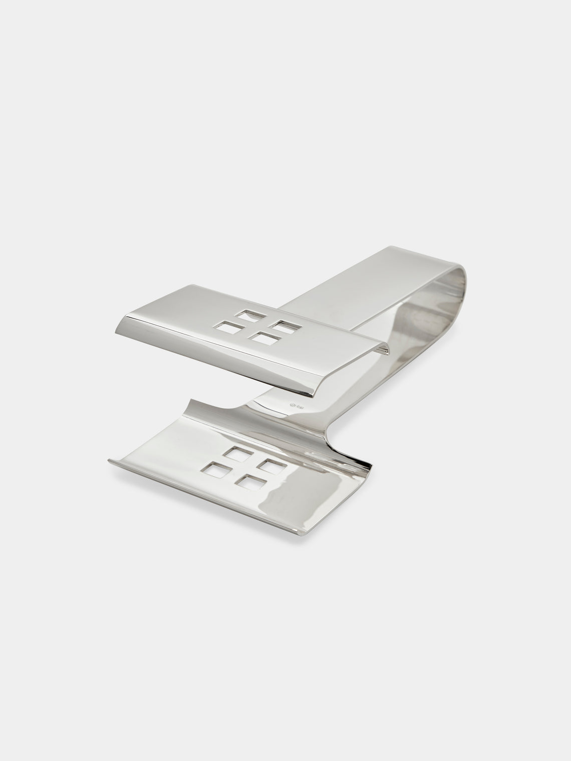 Wiener Silber Manufactur - Josef Hoffmann 135 Silver-Plated Asparagus Tongs -  - ABASK - 