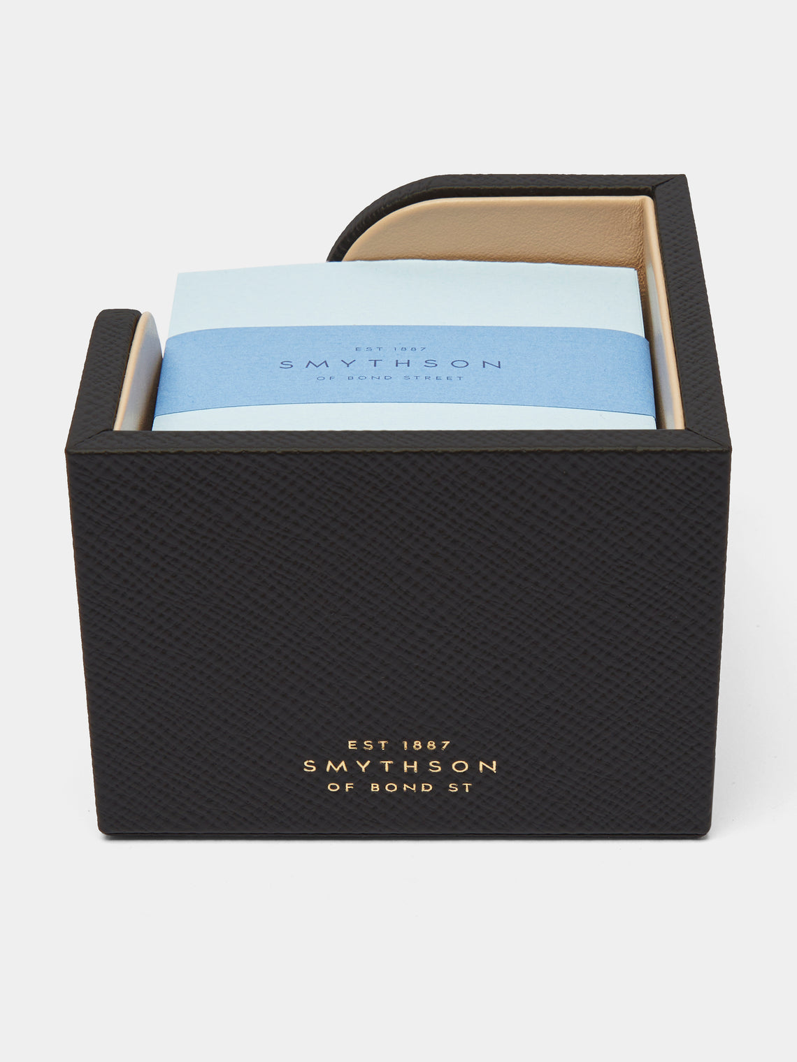 Smythson - Panama Leather Memo Block -  - ABASK