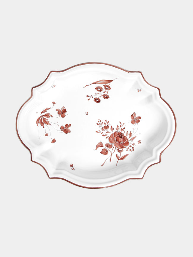 Z.d.G - Camaïeu Hand-Painted Ceramic Medium Serving Dish -  - ABASK - 