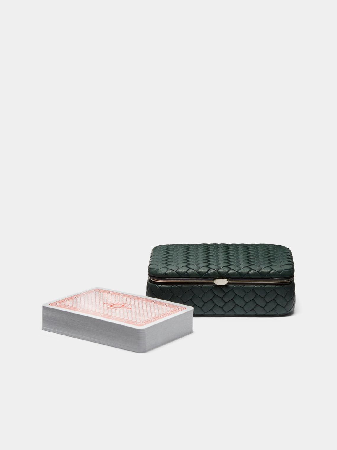 F. Hammann - Leather Playing Cards Set -  - ABASK