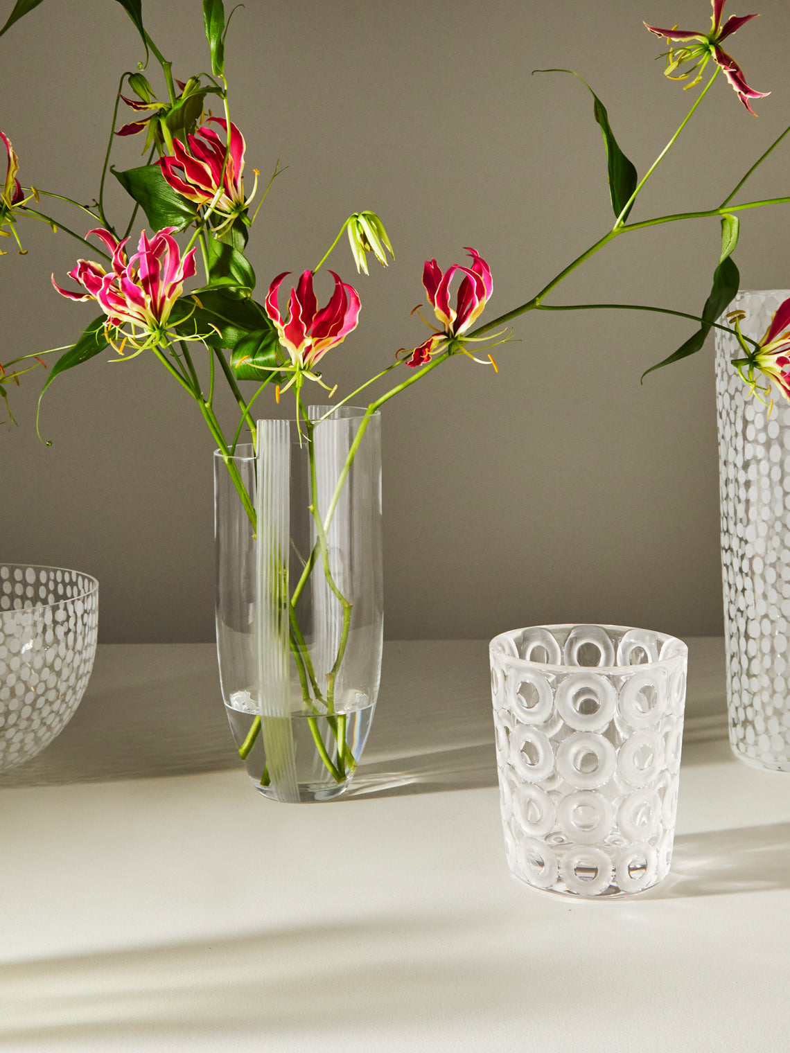 Carlo Moretti - Bande Molate Hand-Blown Murano Glass Vase -  - ABASK
