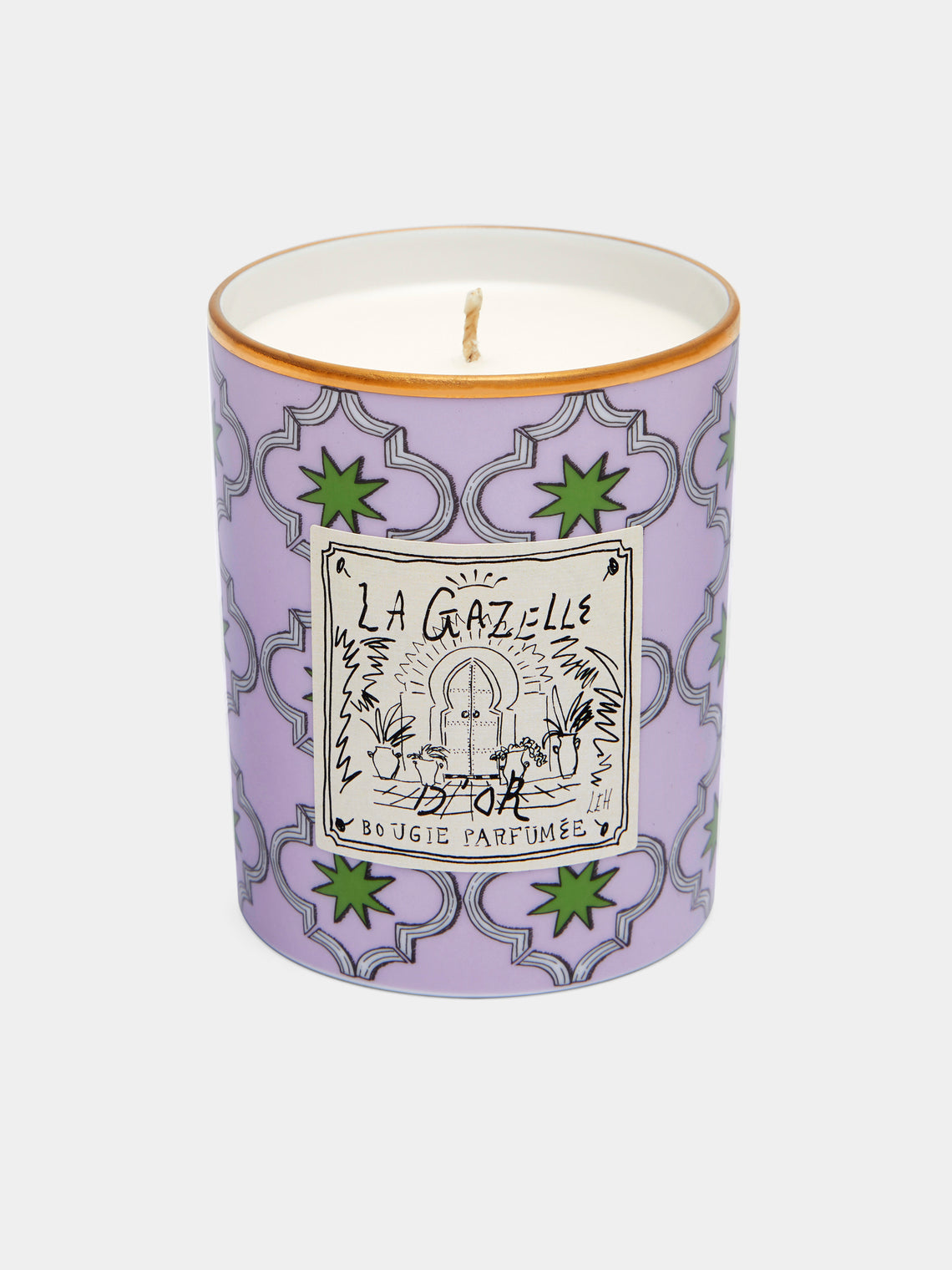 Ginori 1735 - Profumi Luchino La Gazelle D'or Porcelain Candle -  - ABASK - 