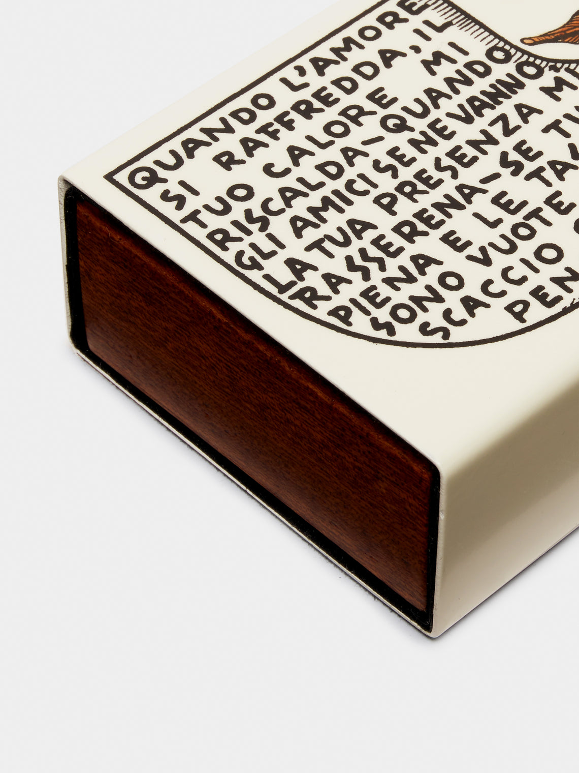 Fornasetti - Sublime Tobacco Italiano Iron and Wood Box -  - ABASK