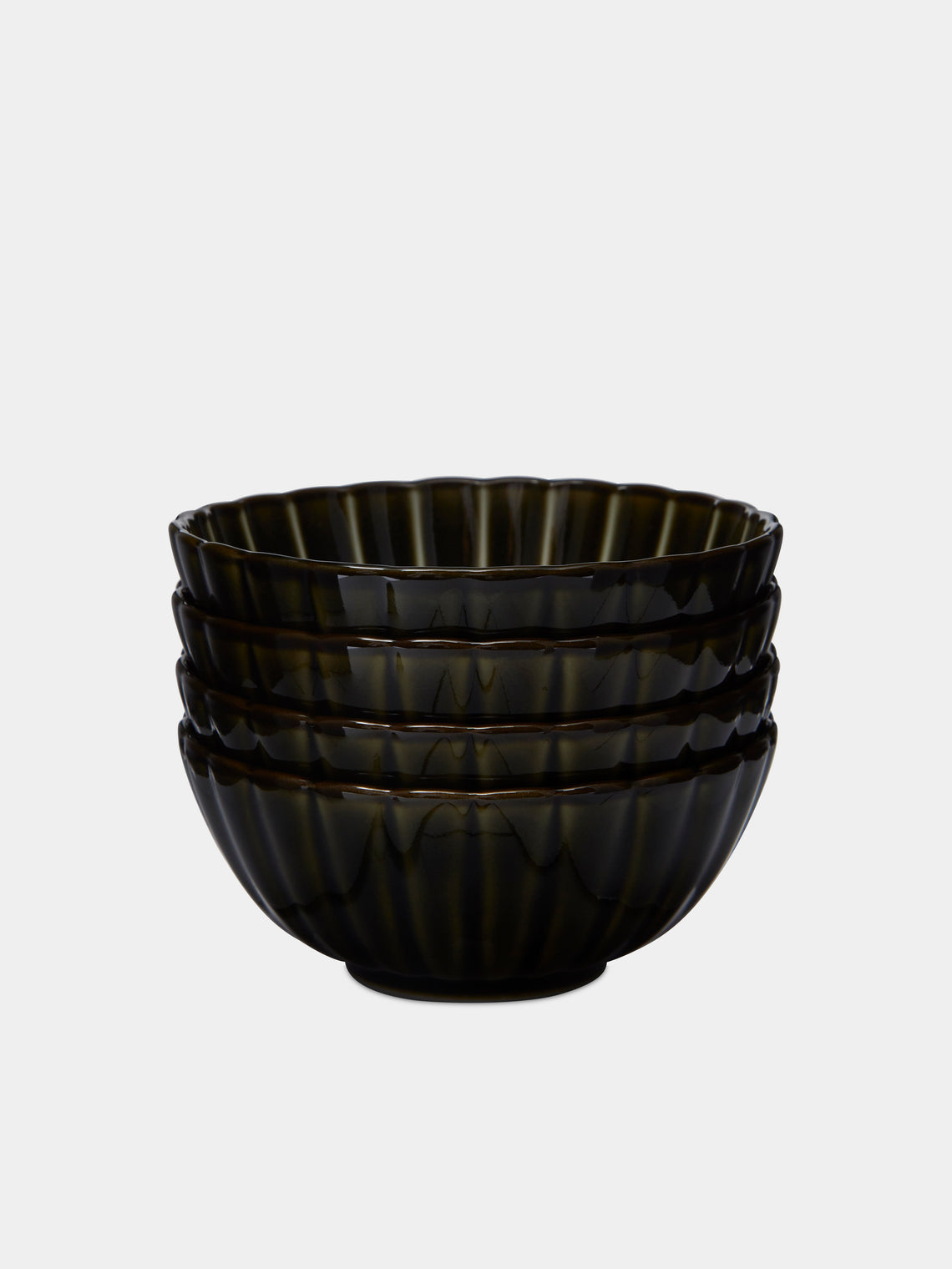 Kaneko Kohyo - Giyaman Urushi Ceramic Bowls (Set of 4) -  - ABASK