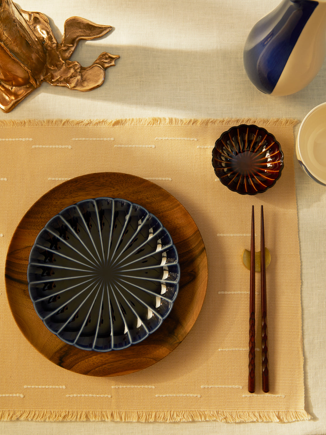 Kaneko Kohyo - Giyaman Urushi Ceramic Dessert Plates (Set of 4) -  - ABASK